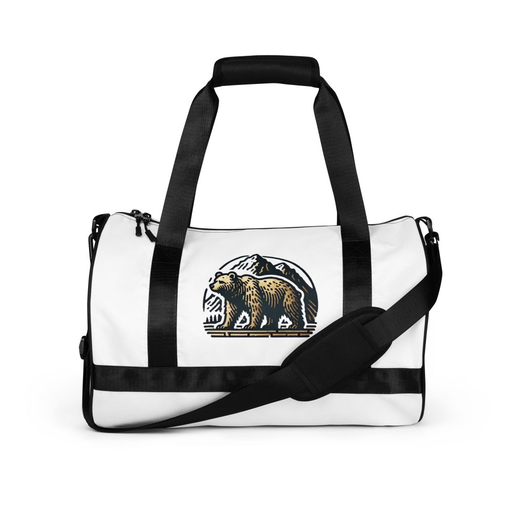All-over print gym bag