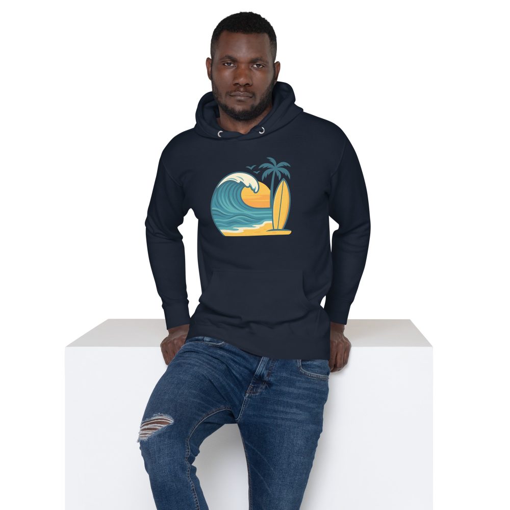 Surf Vibes California Unisex Hoodie - Image 5