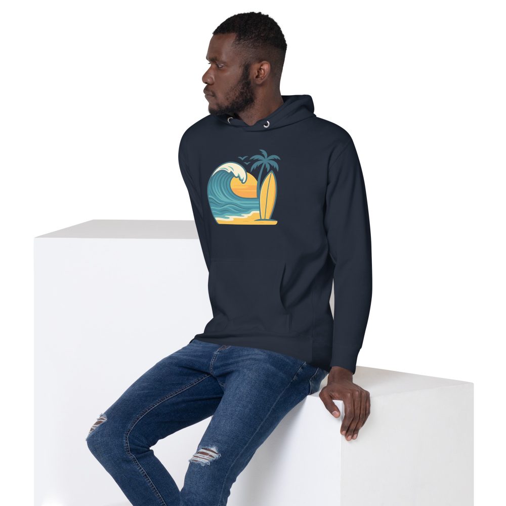 Surf Vibes California Unisex Hoodie - Image 7