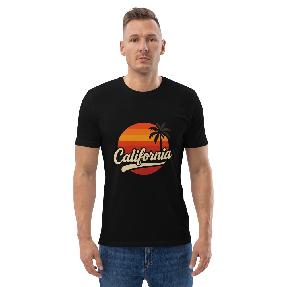 California Sunset Style  Unisex organic cotton t-shirt