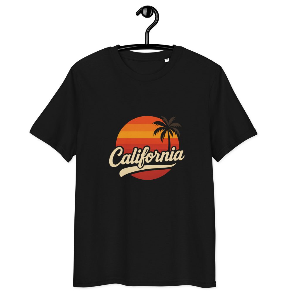 California Sunset Style  Unisex organic cotton t-shirt - Image 4