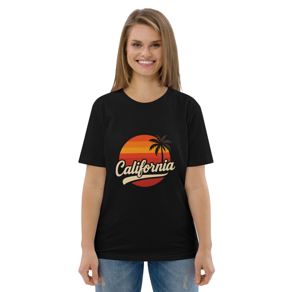 California Sunset Style  Unisex organic cotton t-shirt - Image 9