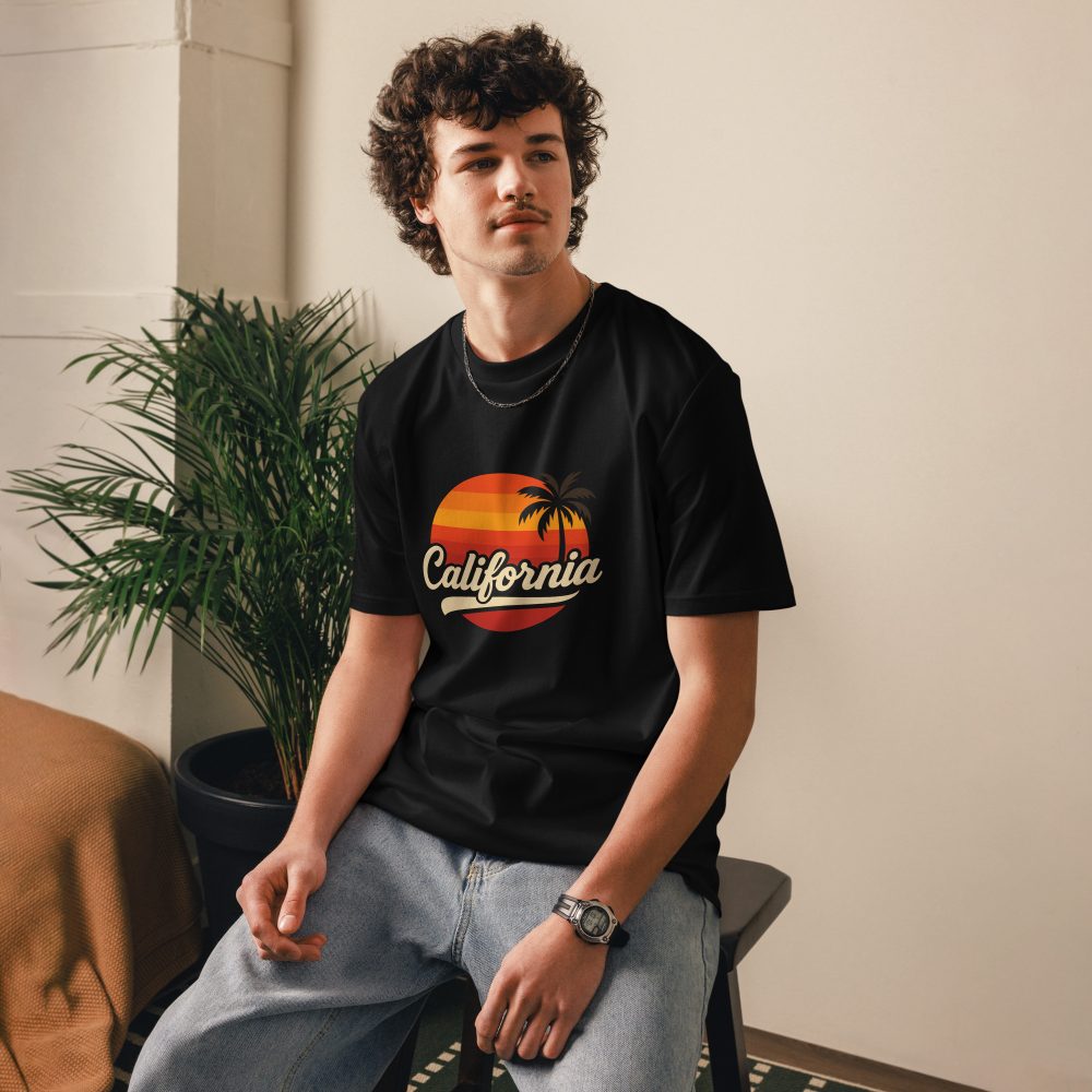 California Sunset Style  Unisex organic cotton t-shirt - Image 57