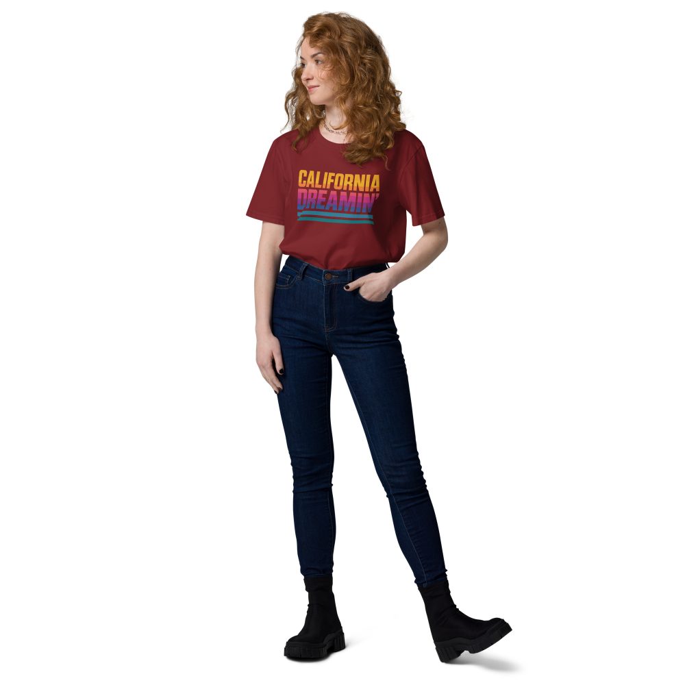 California Dreamin Unisex organic cotton t-shirt - Image 6