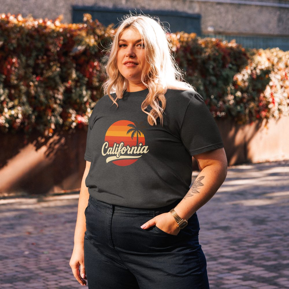 California Sunset Style  Unisex organic cotton t-shirt - Image 5