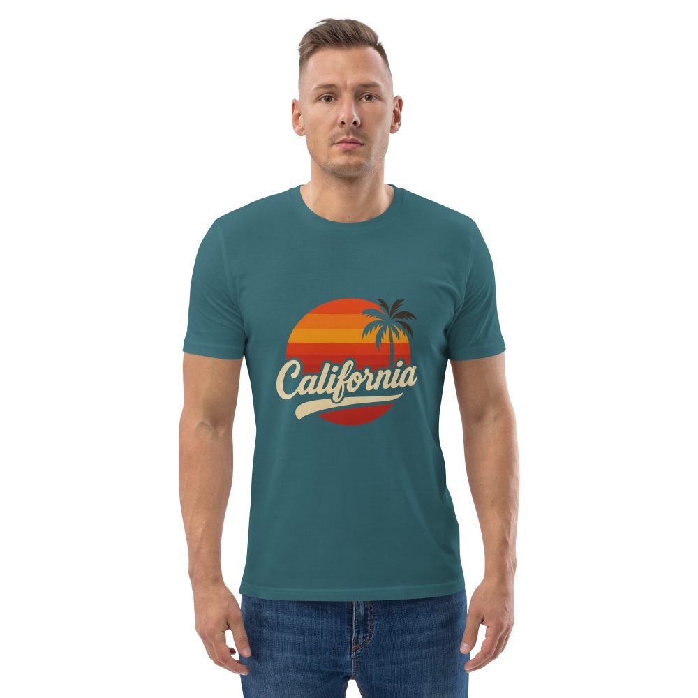 California Sunset Style  Unisex organic cotton t-shirt - Image 120