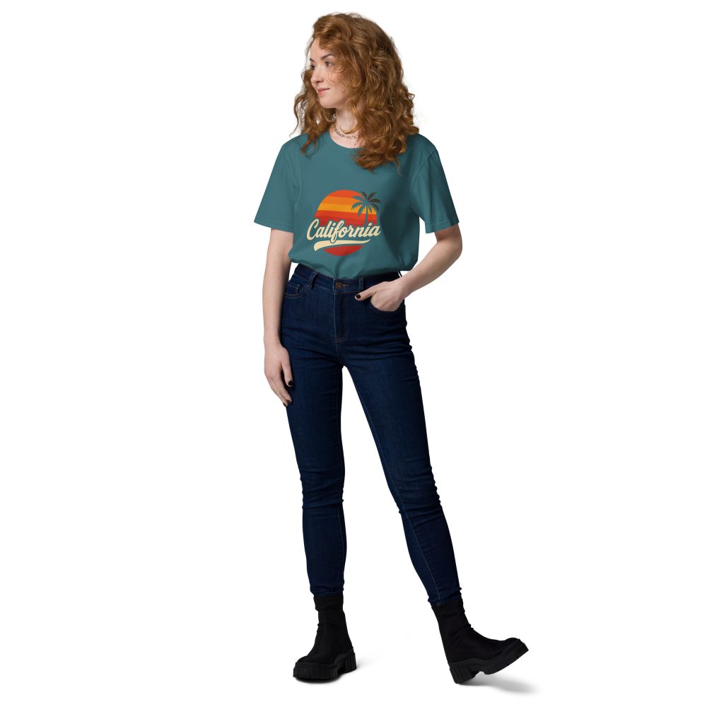 California Sunset Style  Unisex organic cotton t-shirt - Image 126