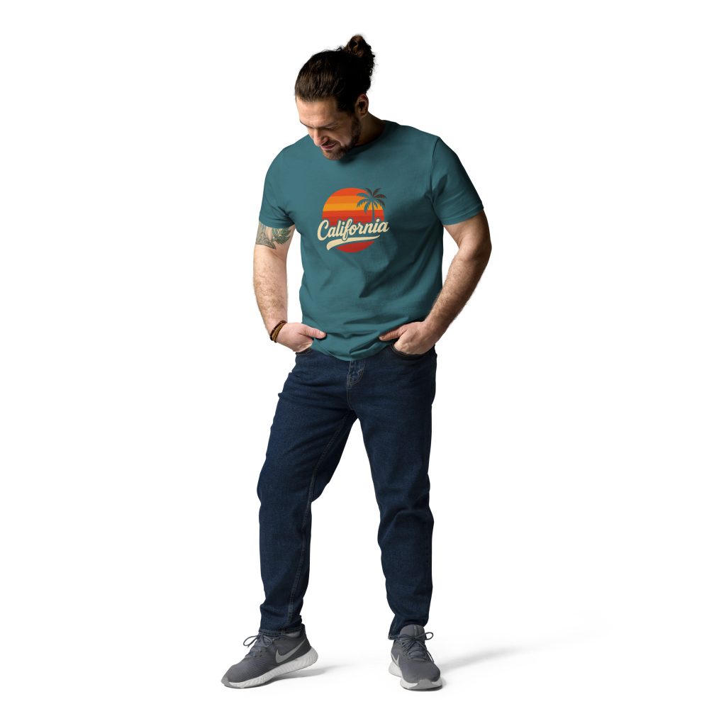 California Sunset Style  Unisex organic cotton t-shirt - Image 134