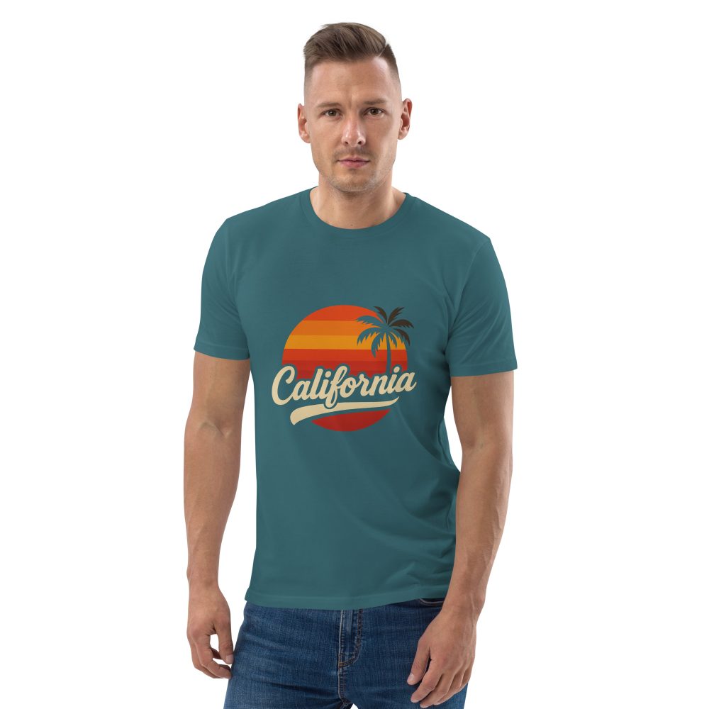 California Sunset Style  Unisex organic cotton t-shirt - Image 122