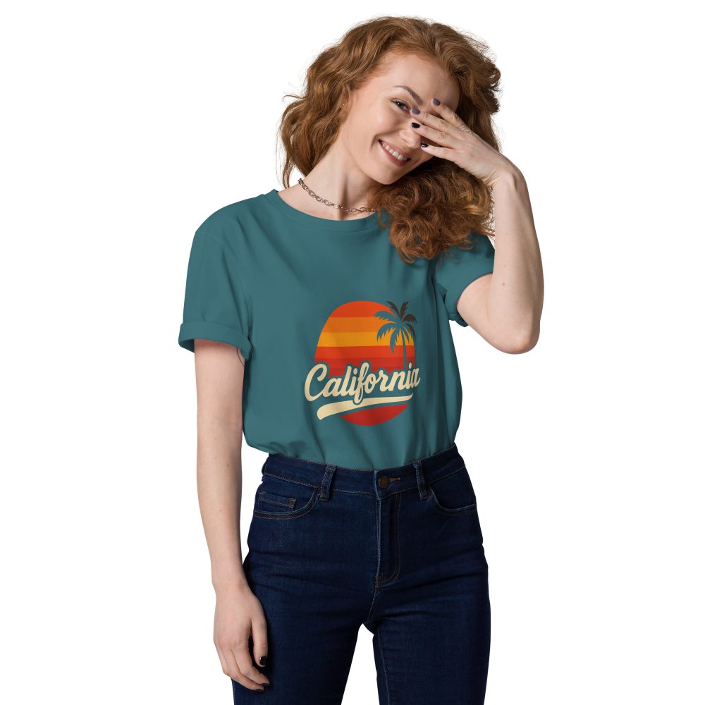California Sunset Style  Unisex organic cotton t-shirt - Image 125