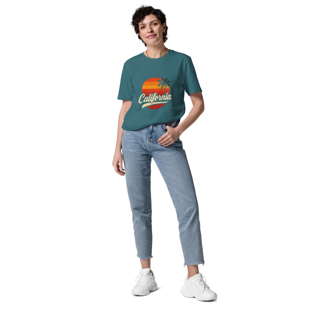 California Sunset Style  Unisex organic cotton t-shirt - Image 129