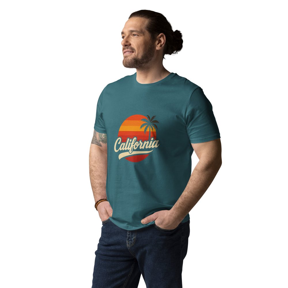 California Sunset Style  Unisex organic cotton t-shirt - Image 130