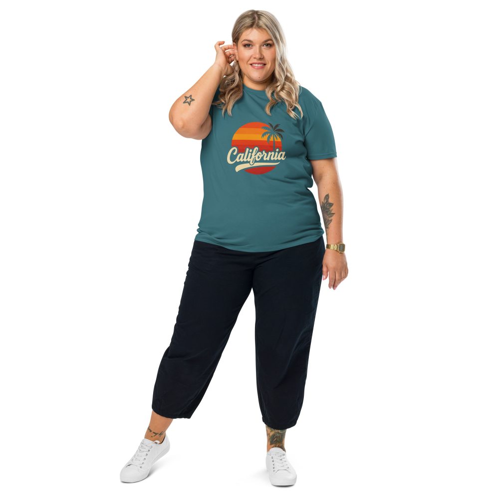 California Sunset Style  Unisex organic cotton t-shirt - Image 132