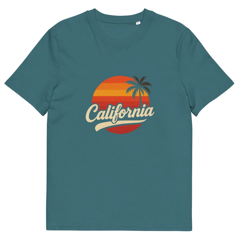 California Sunset Style  Unisex organic cotton t-shirt - Image 135