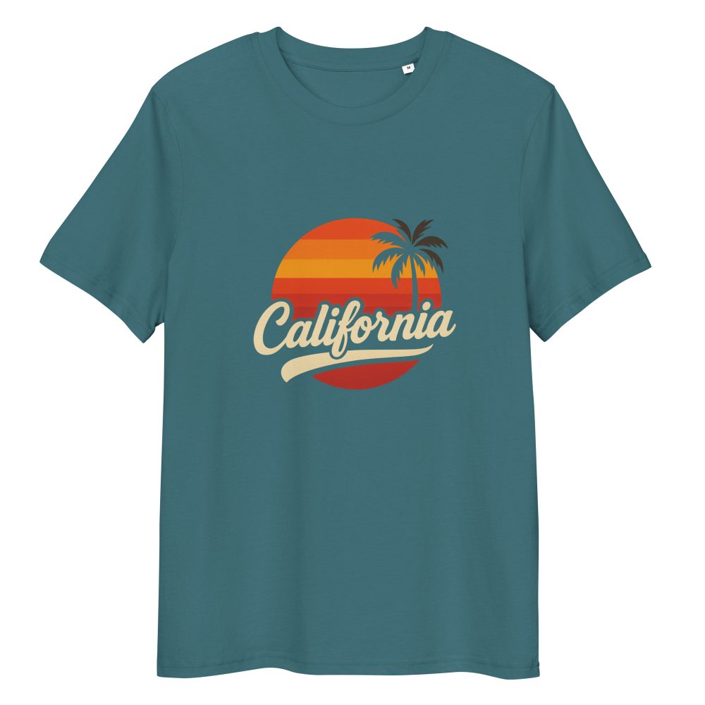California Sunset Style  Unisex organic cotton t-shirt - Image 136