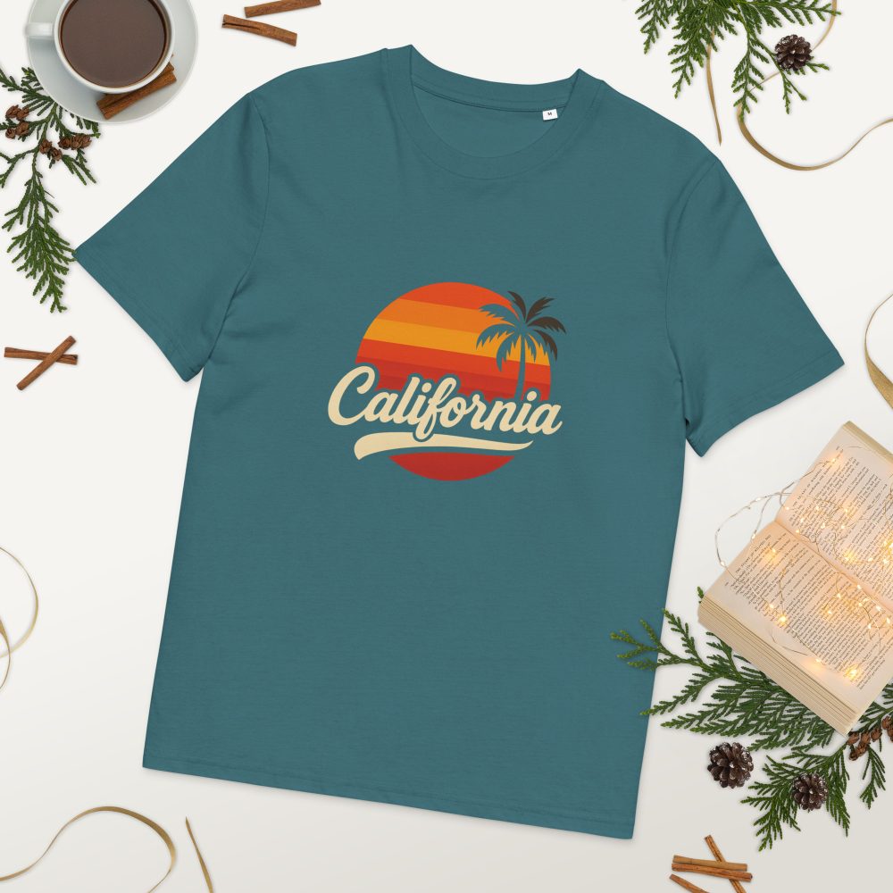 California Sunset Style  Unisex organic cotton t-shirt - Image 142