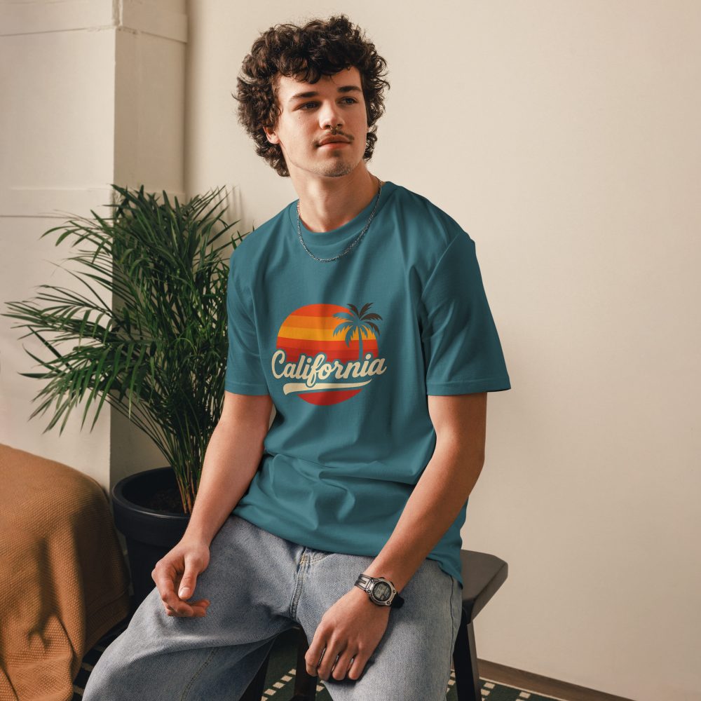 California Sunset Style  Unisex organic cotton t-shirt - Image 174