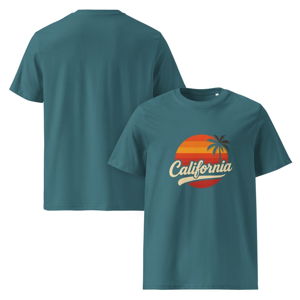 California Sunset Style  Unisex organic cotton t-shirt - Image 176