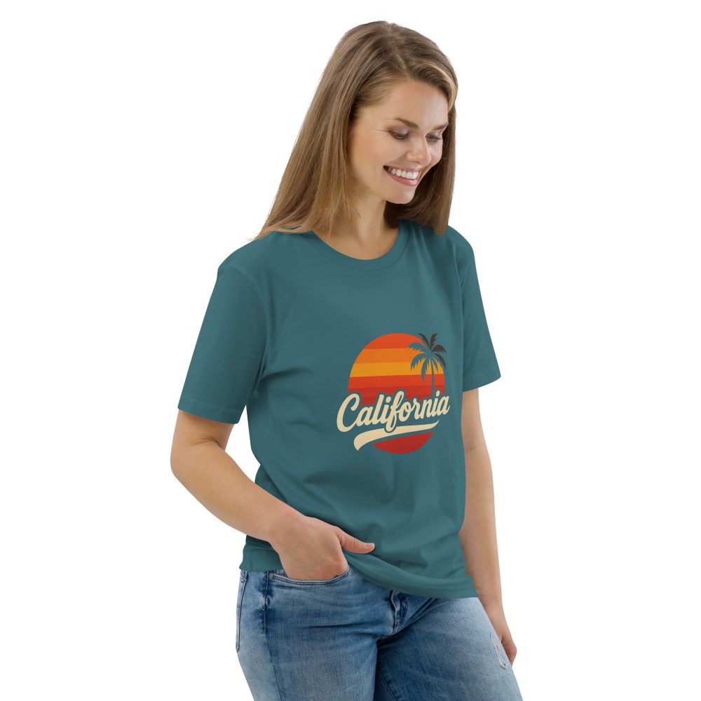 California Sunset Style  Unisex organic cotton t-shirt - Image 147